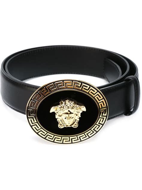 versace men's belt sizing|Versace medusa belt price.